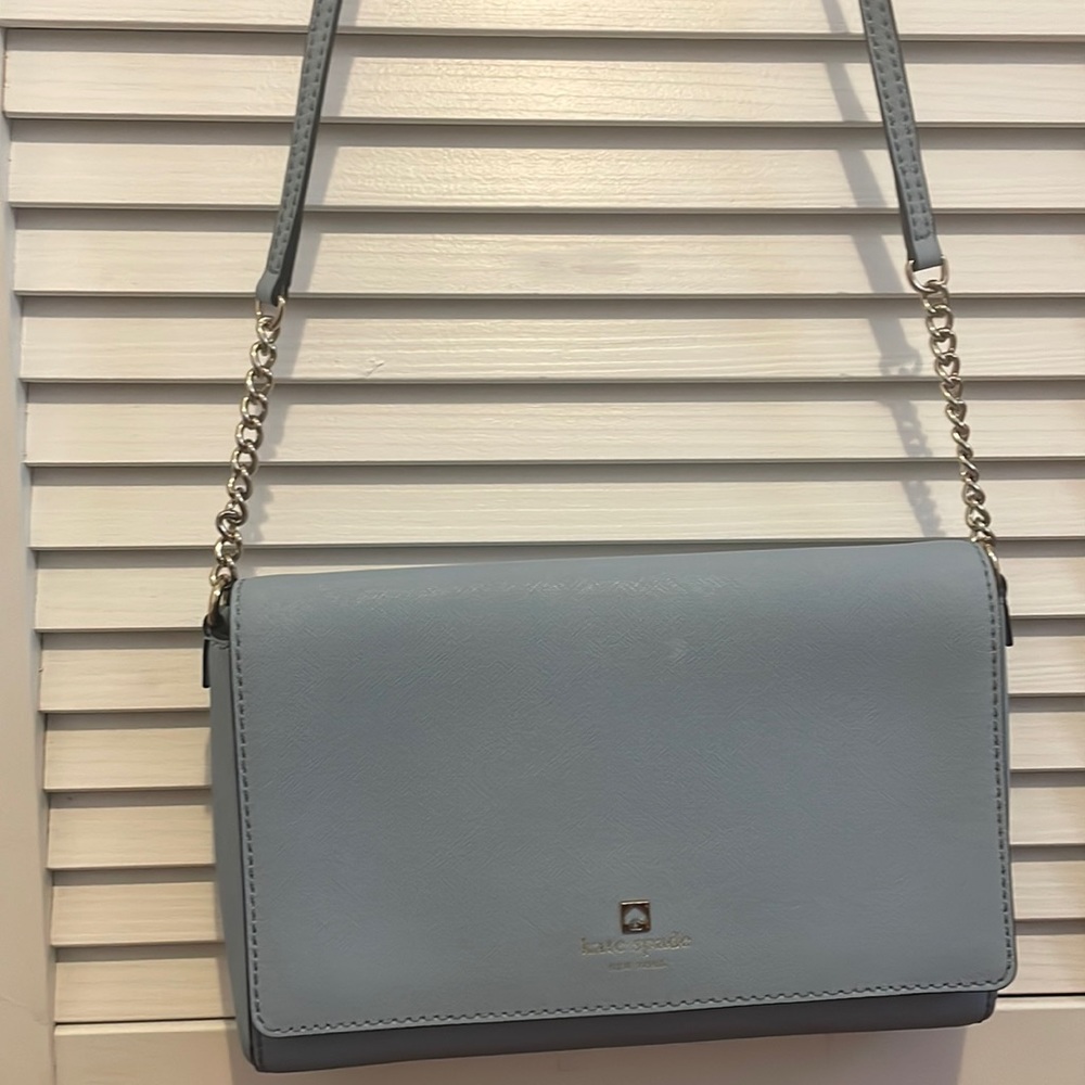 Kate Spade crossbody bag. Sky blue color.